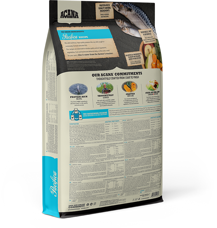 Acana Pacifica Grain Free Adult Dry Dog Food - 11.4kg