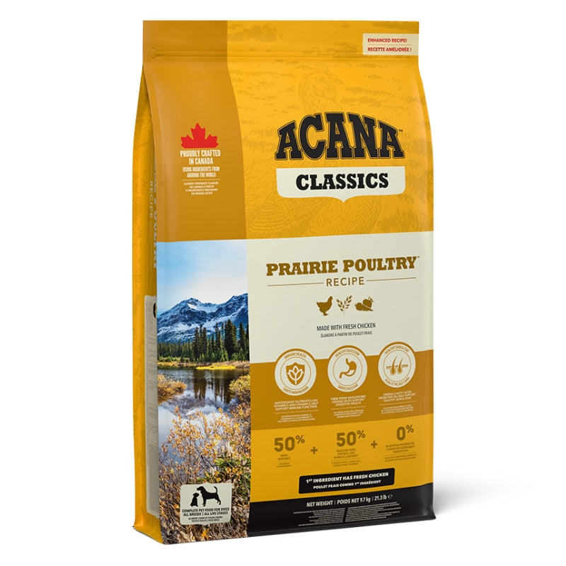 Acana Classic Prairie Poultry Dry Dog Food - 9.7kg