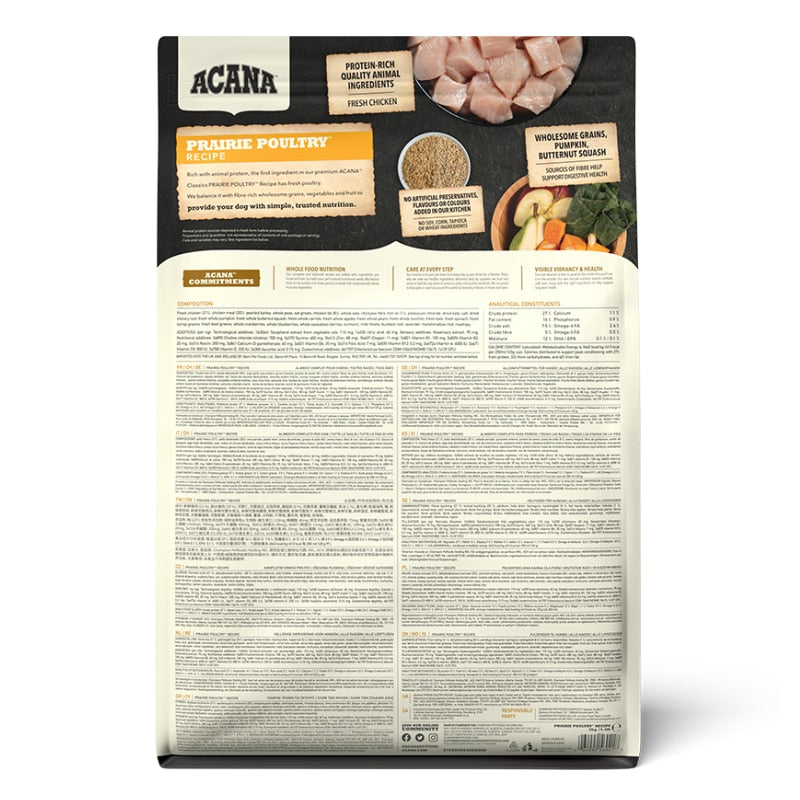 Acana Prairie Poultry Dry Dog Food - 2kg