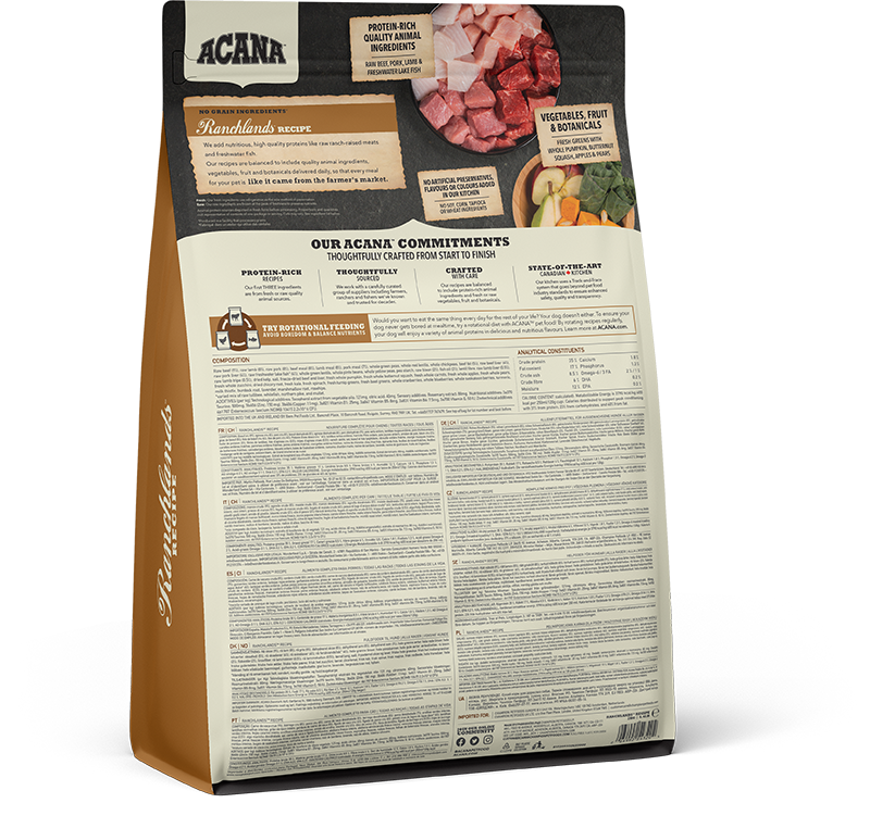 Acana Ranchlands Grain Free Adult Dry Dog Food - 2kg