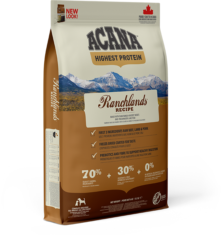 Acana Ranchlands Grain Free Adult Dry Dog Food - 6kg