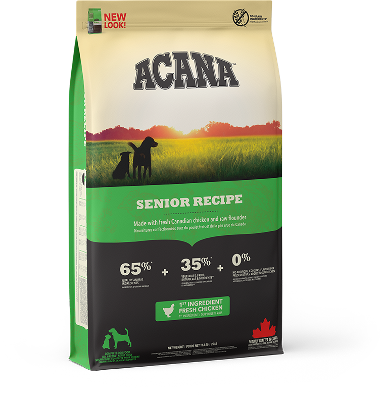 Acana Heritage Grain Free Senior All Breed Dry Dog Food - 11.4kg