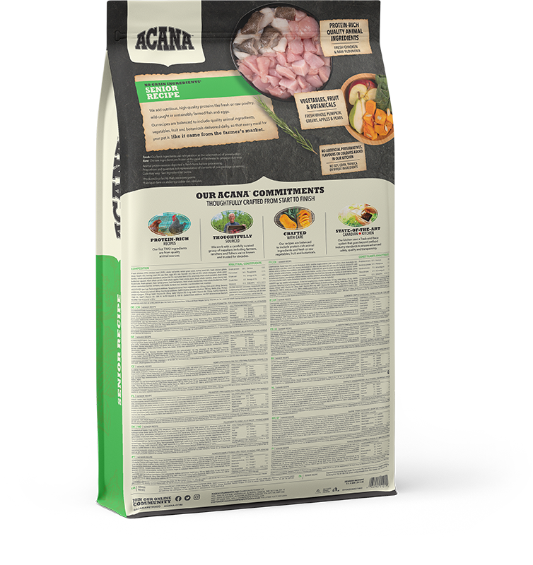 Acana Heritage Grain Free Senior All Breed Dry Dog Food - 11.4kg