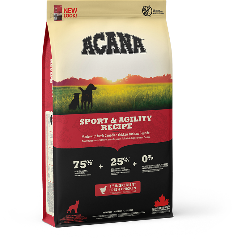 Acana Heritage Sport & Agility Grain Free Dry Dog Food - 11.4kg