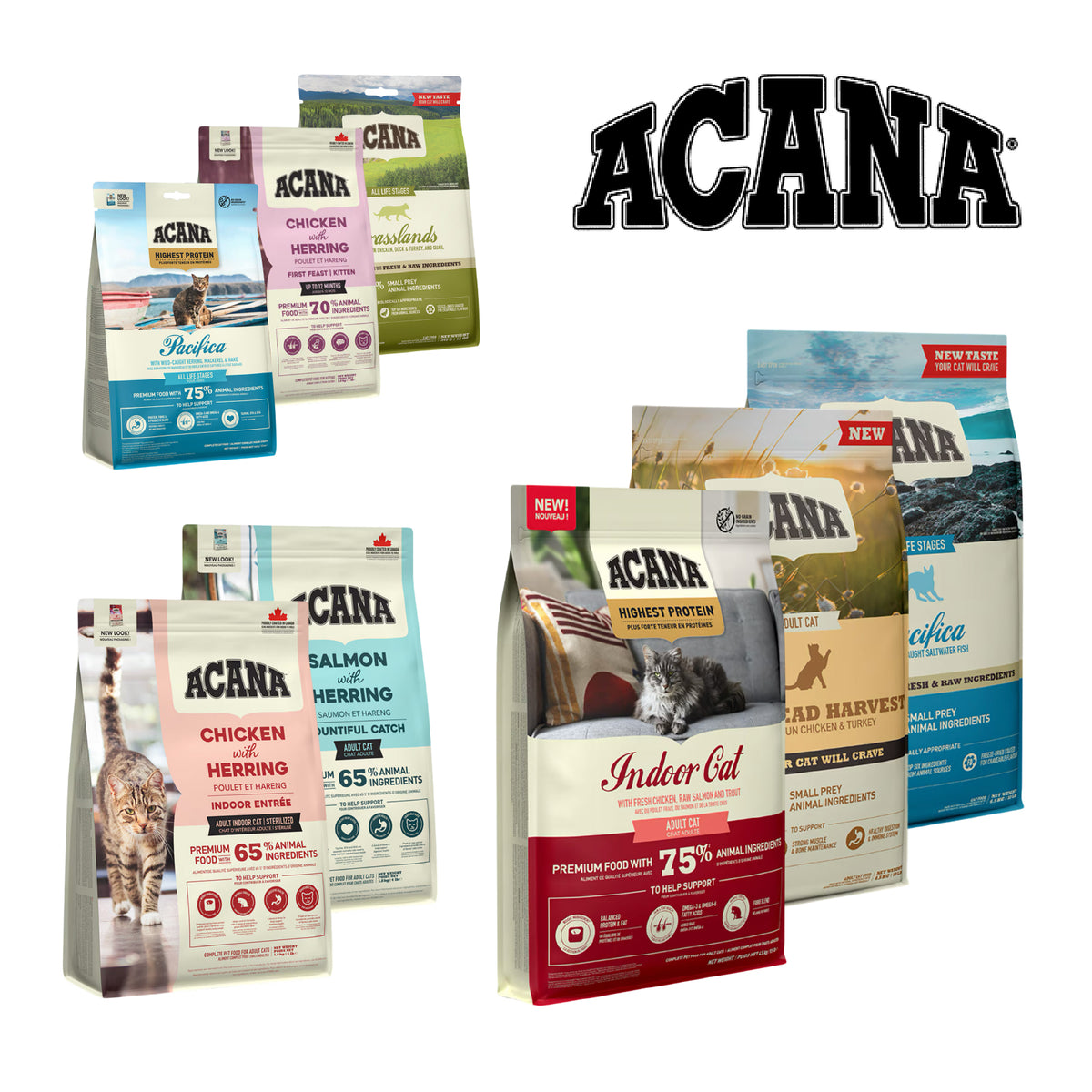 Acana Premium Dry Cat Food – Natural Recipe Selection