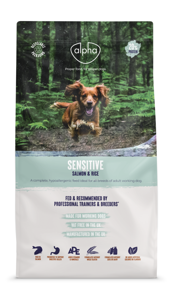 Alpha Sensitive Salmon Dry Dog Food - 15kg