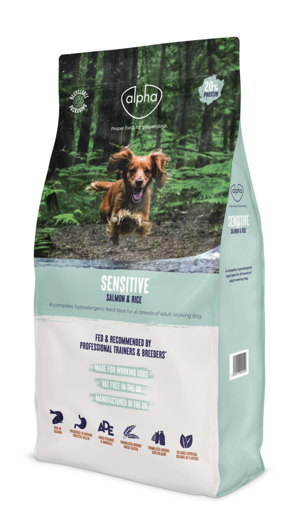 Alpha Sensitive Salmon Dry Dog Food - 15kg