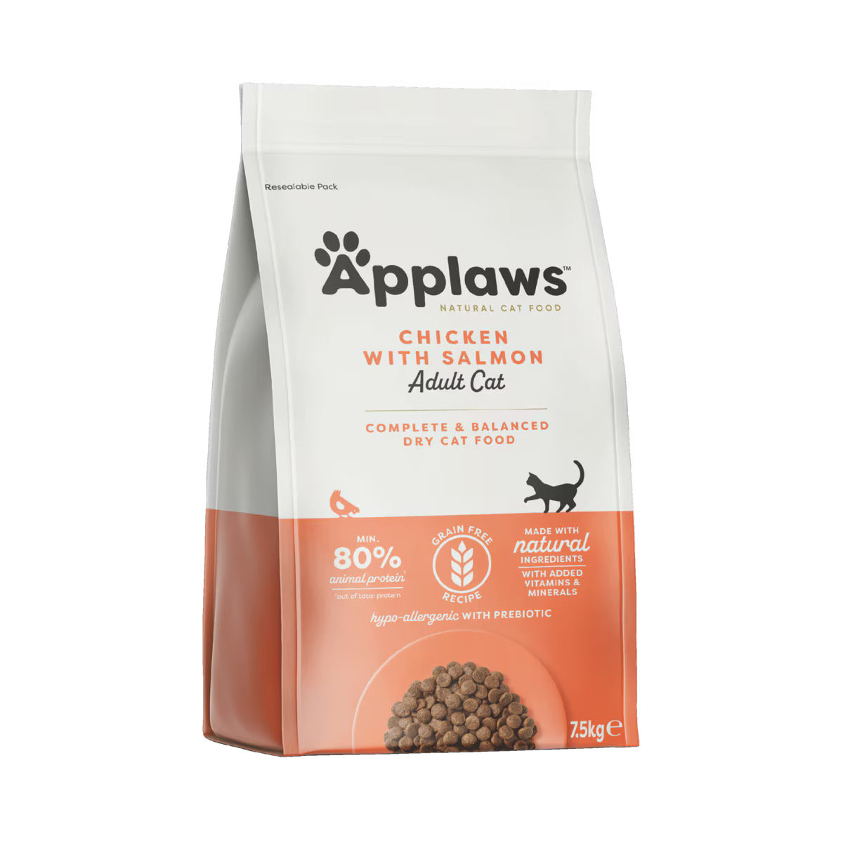 Applaws Chicken with Salmon Adult Dry Cat Food - 7.5kg