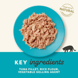 Applaws Tuna Fillet in Jelly Adult Wet Cat Food Pouches - 16x70g