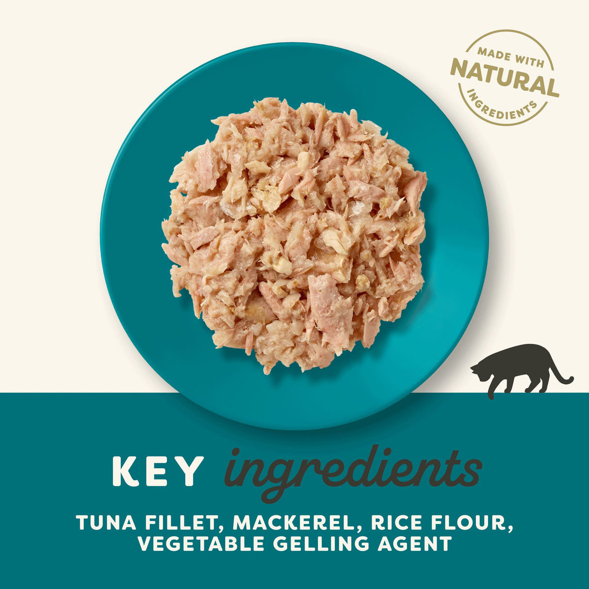 Applaws Tuna Fillet with Mackerel in Jelly Adult Wet Cat Food Pouches - 16x70g