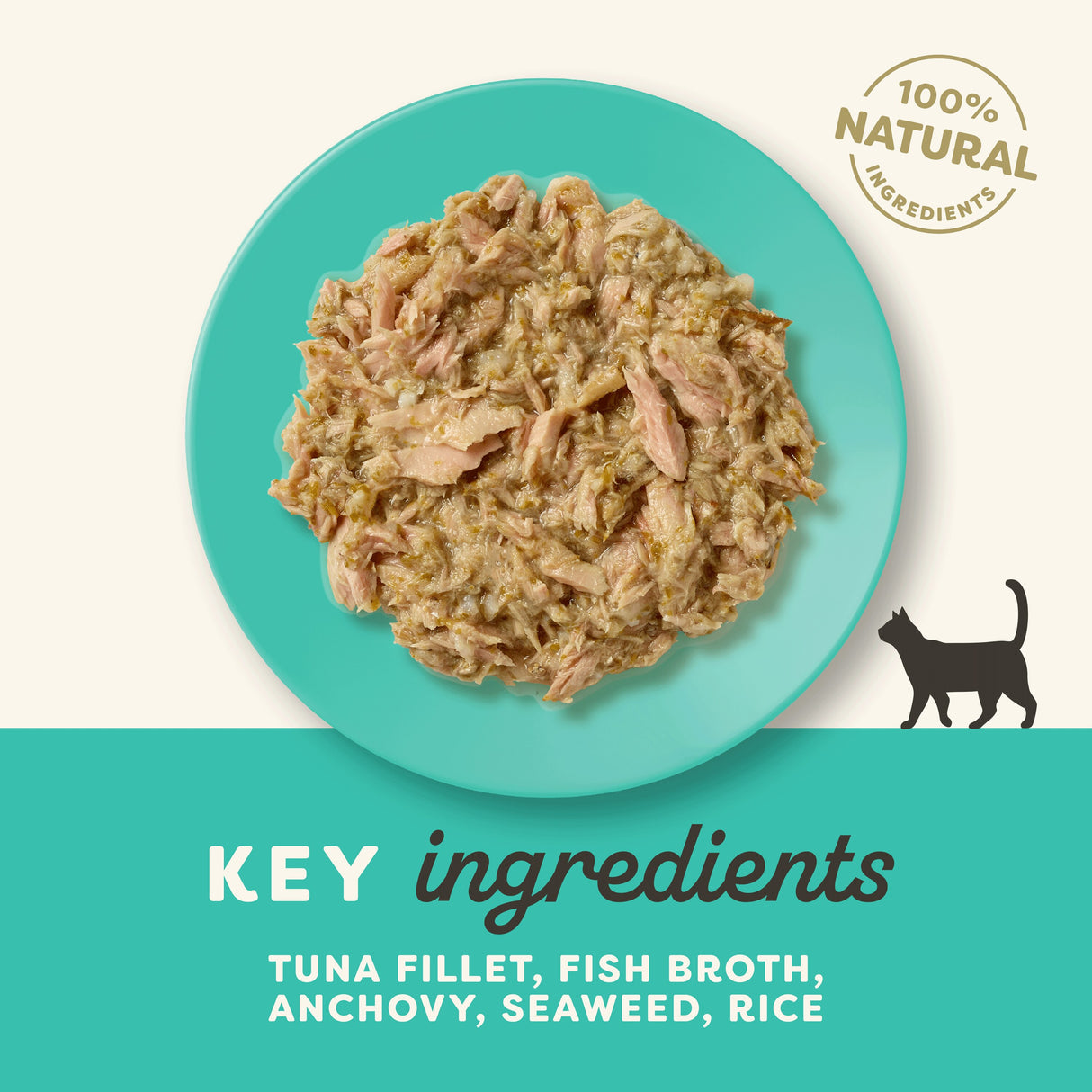 ApplawsTuna Fillet with Anchovy in Broth Adult Wet Cat Food Pouches - 12x70g