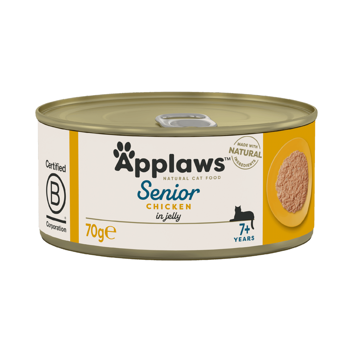 Applaws Chicken in Jelly Senior Wet Cat Food Tins - 24 x 70g