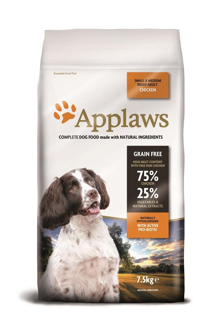 Applaws Chicken Small & Medium Adult Dry Dog Food - 7.5kg