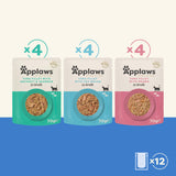 Applaws Fish Selection in Broth Adult Wet Cat Food Pouches - 12 x 70g