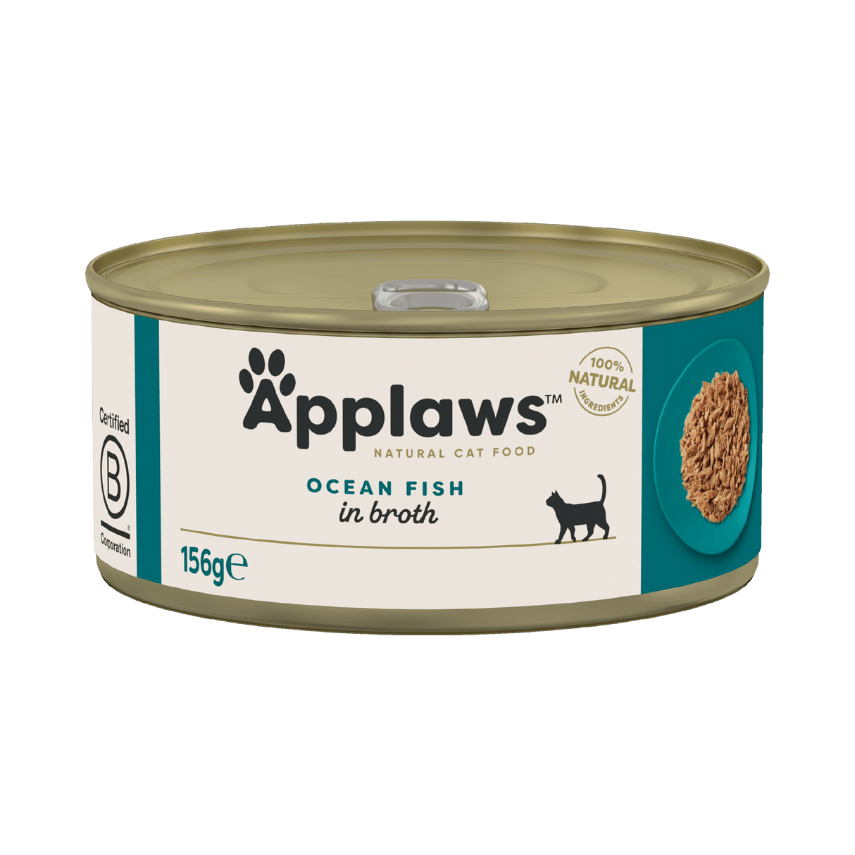 Applaws Ocean Fish in Broth Adult Wet Cat Food Tins - 24 x 156g