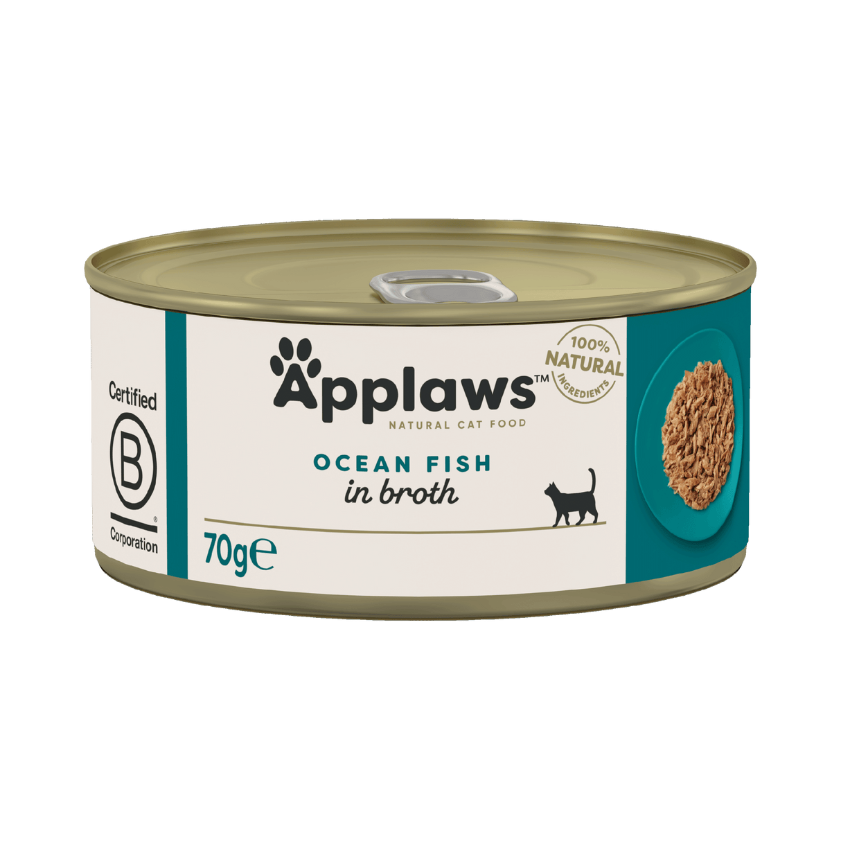 Applaws Ocean Fish in Broth Adult Wet Cat Food Tins - 24 x 70g