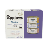 Applaws Variety Selection in Jelly Senior Wet Cat Food Tins - 6 x 70g