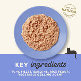 Applaws Tuna with Sardine in Jelly Senior Wet Cat Food Tins - 24 x 70g