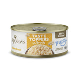 Applaws Taste Toppers Chicken Breast in Broth Puppy Wet Dog Food Tins - 48 x 156g