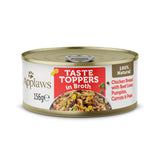 Applaws Taste Toppers Chicken with Beef Liver in Broth Adult Wet Dog Food Tins - 12 x 156g