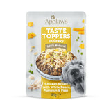 Applaws Taste Toppers Chicken with White Beans in Gravy Adult Wet Dog Food Pouches - 12x85g