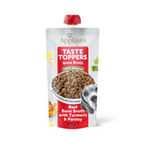 Applaws Taste Toppers Beef Bone Broth with Tumeric Adult Wet Dog Food  Pouches - 6x200ml