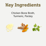 Applaws Taste Toppers Chicken Bone Broth with Tumeric Adult Wet Dog Food Pouches - 6x200ml