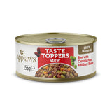Applaws Taste Toppers Beef with Carrots in Stew Adult Wet Dog Food Tins - 12x156g