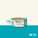 Applaws Tuna Fillet in Broth Adult Wet Cat Food Tins - 36 x 70g
