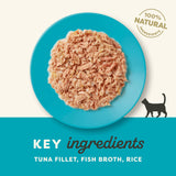 Applaws Tuna Fillet in Broth Adult Wet Cat Food Tins - 24 x 156g