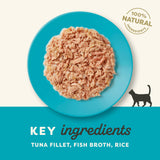 Applaws Tuna Fillet in Broth Adult Wet Cat Food Tins - 6x70g