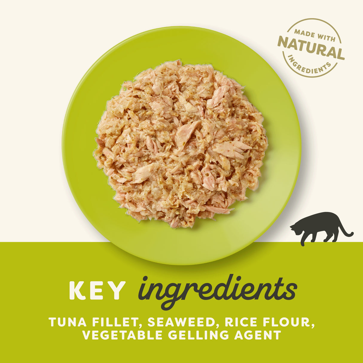 Applaws Tuna Fillet with Seaweed in Jelly Adult Wet Cat Food Tins - 24 x 70g