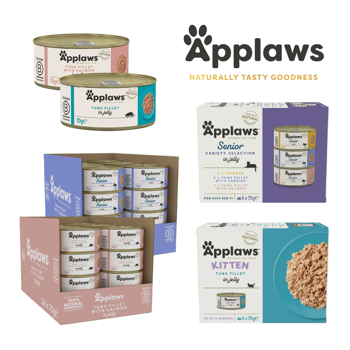 Applaws Wet Cat Food Tins – Jelly Range