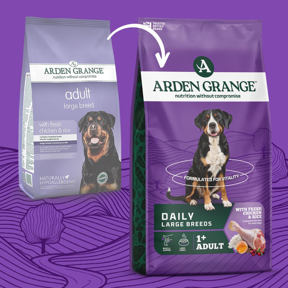 Arden Grange Adult Large Breed Dry Dog Food - 2kg