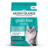 Arden Grange Adult Sensitive Fish & Potato Dry Cat Food - 4kg