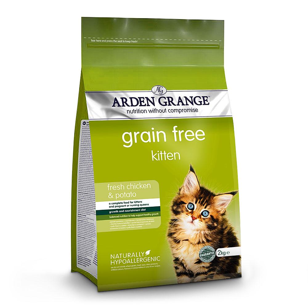 Arden Grange Chicken & Potato Dry Kitten Food - 2kg