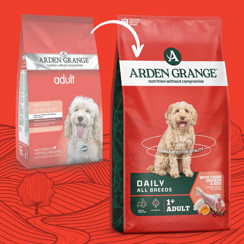 Arden Grange Chicken & Rice Dry Dog Food - 6kg