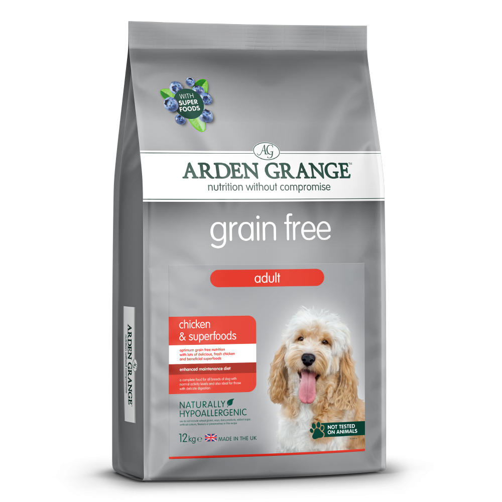 Arden Grange Chicken & Superfoods Grain Free Dry Dog Food - 12kg