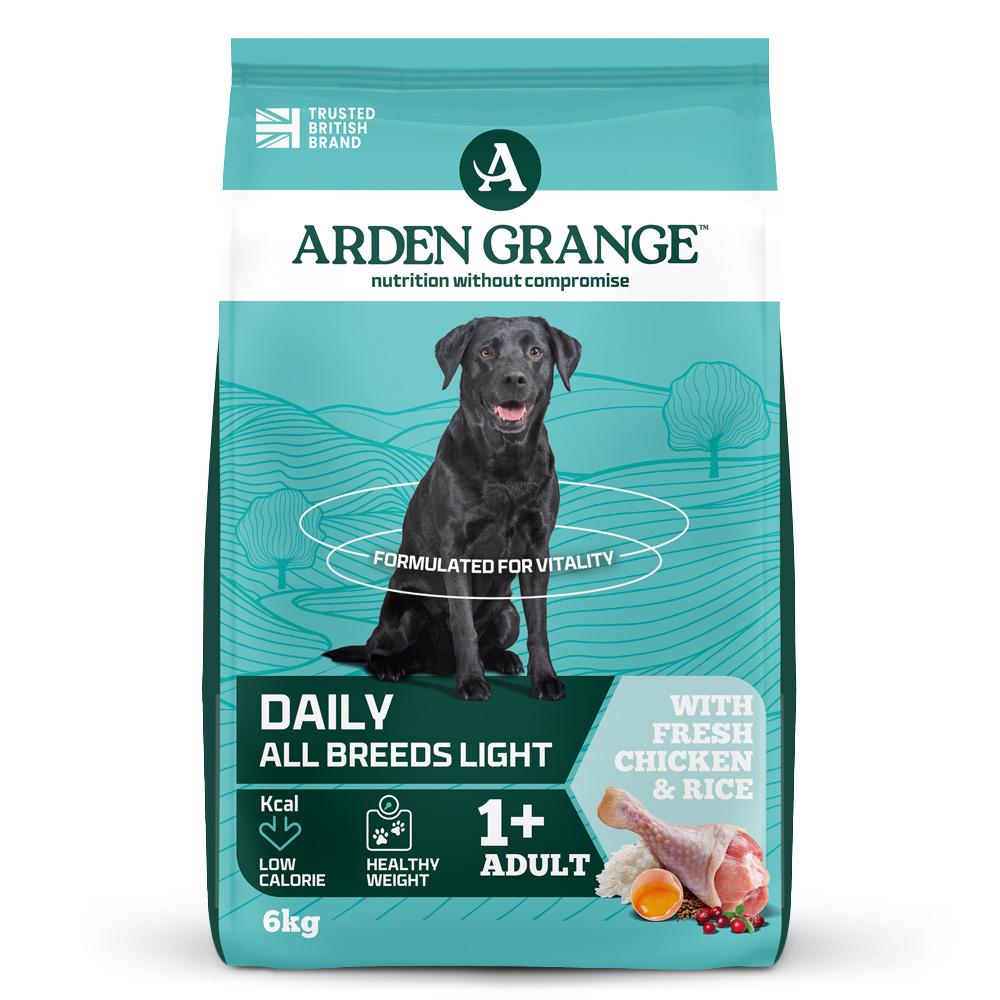 Arden Grange Light Chicken & Rice Dry Dog Food - 6kg