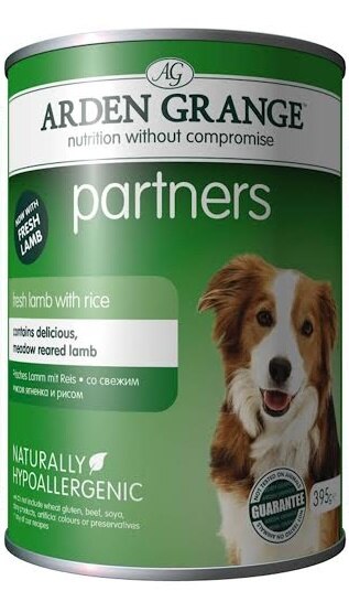 Arden Grange Lamb Wet Dog Food Cans - 24 x 395g