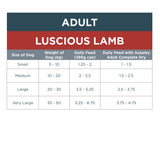 Autarky Adult Luscious Lamb Wet Dog Food Cans - 12 x 395g