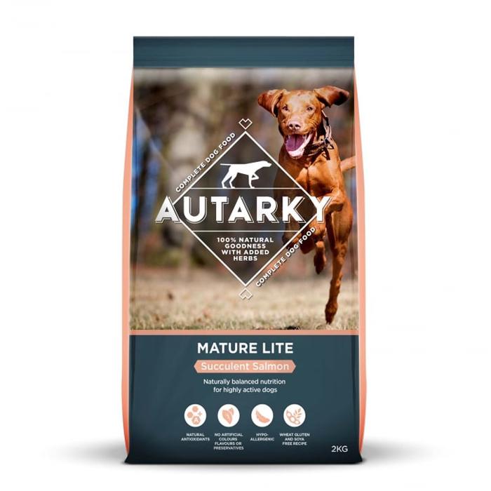 Autarky Mature Lite Succulent Salmon Dry Dog Food - 2kg