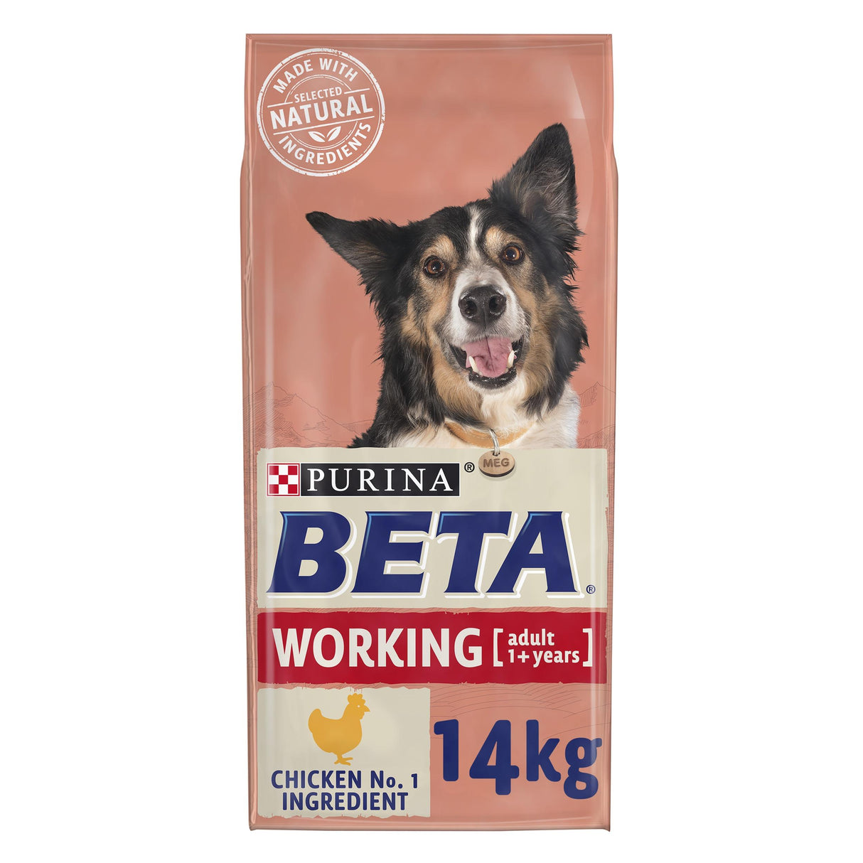 Beta Working Dog Chicken Dry Dog Food - 14kg