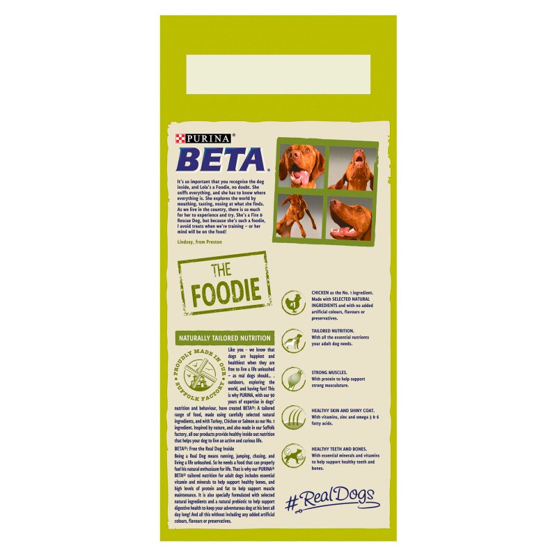 BETA Adult Dry Dog Food with Chicken - 2kg