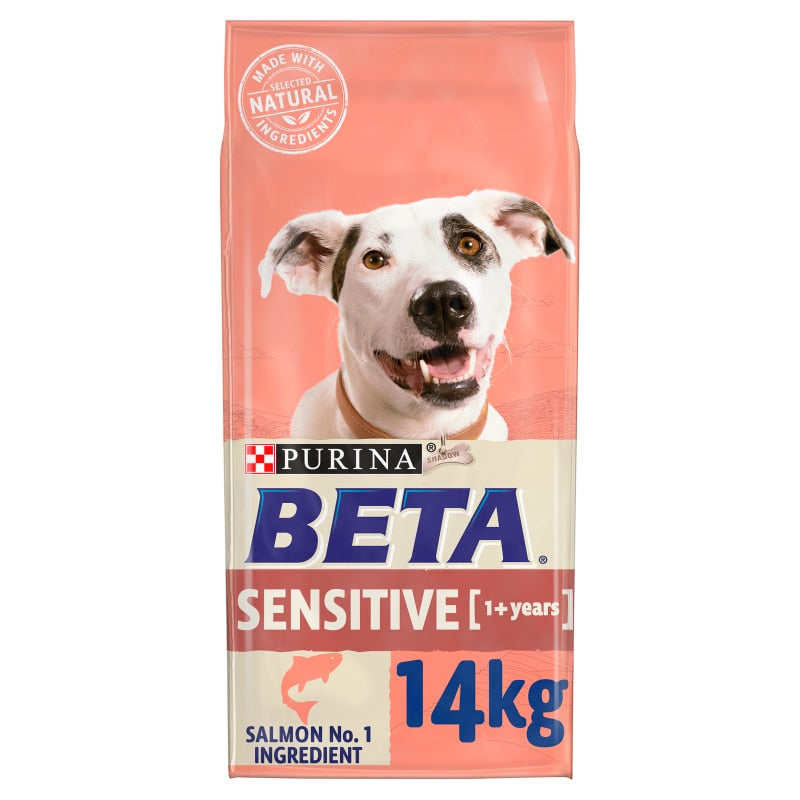 BETA Adult Sensitive Salmon & Rice Dry Dog Food - 14kg