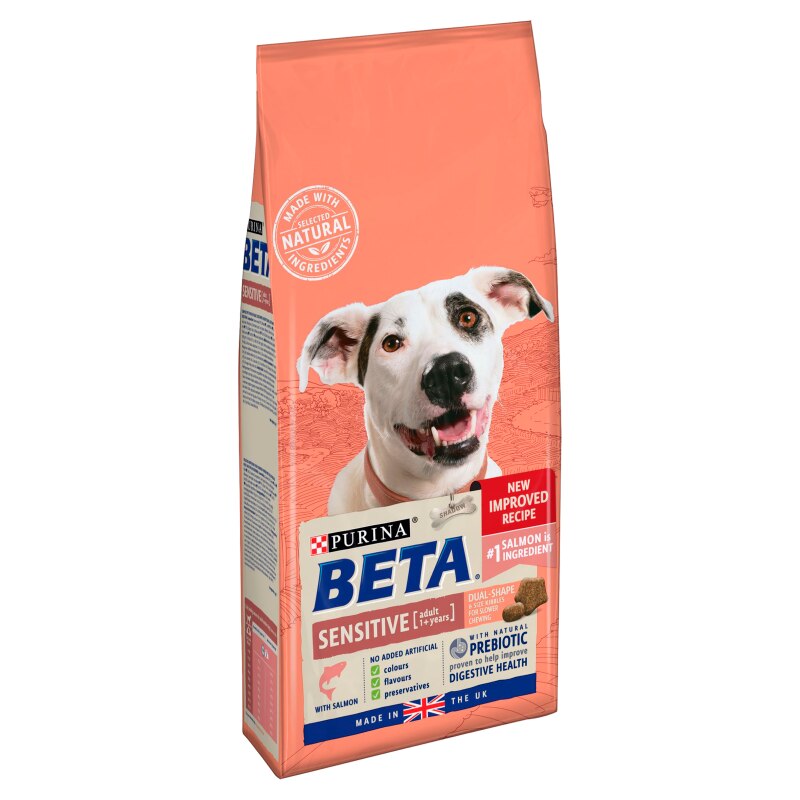 BETA Adult Sensitive Salmon & Rice Dry Dog Food - 2kg