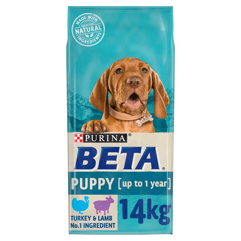 BETA Puppy Turkey & Lamb Dry Dog Food - 14kg
