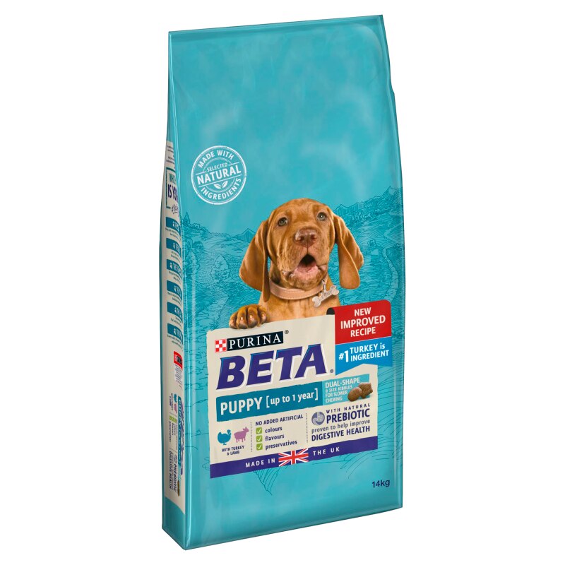 BETA Puppy Turkey & Lamb Dry Dog Food - 14kg