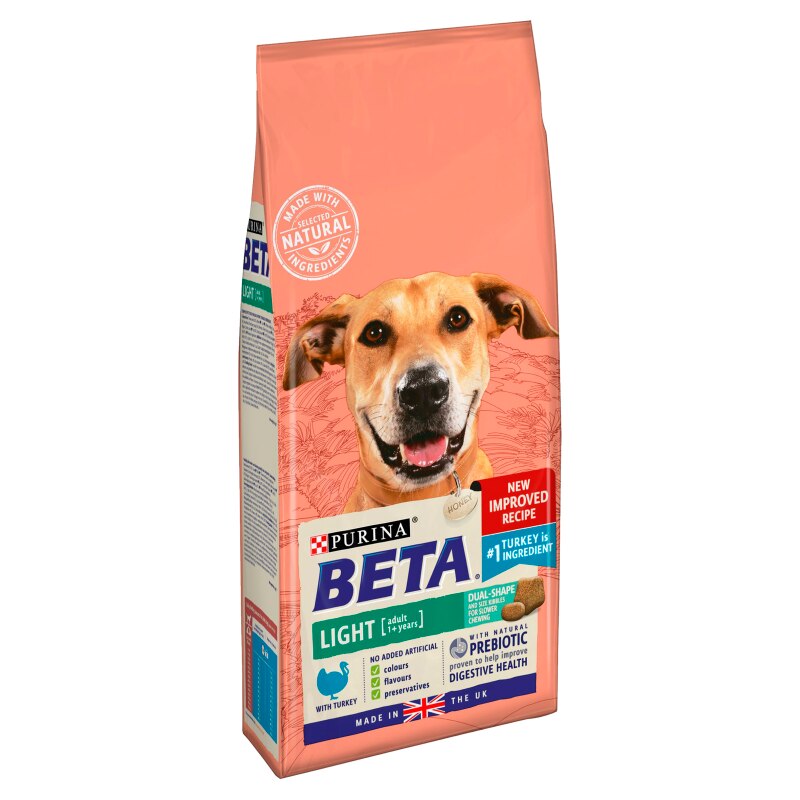 BETA Light Adult Dry Dog Food with Turkey - 2kg
