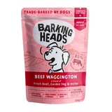 Barking Heads Beef Waggington Dog Pouches  - 10 x 300g